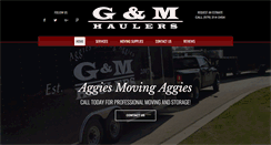 Desktop Screenshot of gmhaulers.com